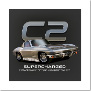 Corvette C2 Posters and Art